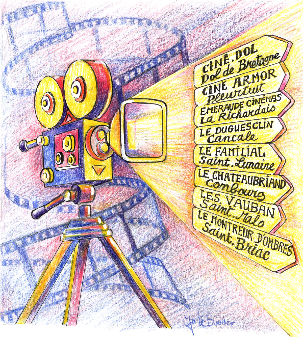 Illustration de couverture du numéro 6 par Jo Le Bouder Illustration de couverture du numéro 6 par Jo Le Bouder