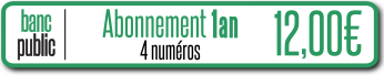 Abonnement 1 an, 4 numéros, 12 euros